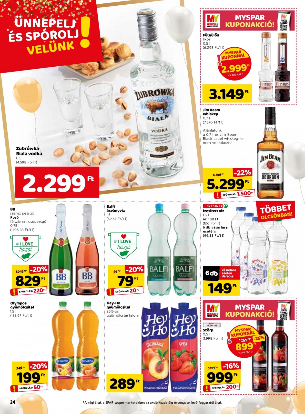 SPAR akciós újságok - 2021.07.01 - 2021.07.07. Oldal 24