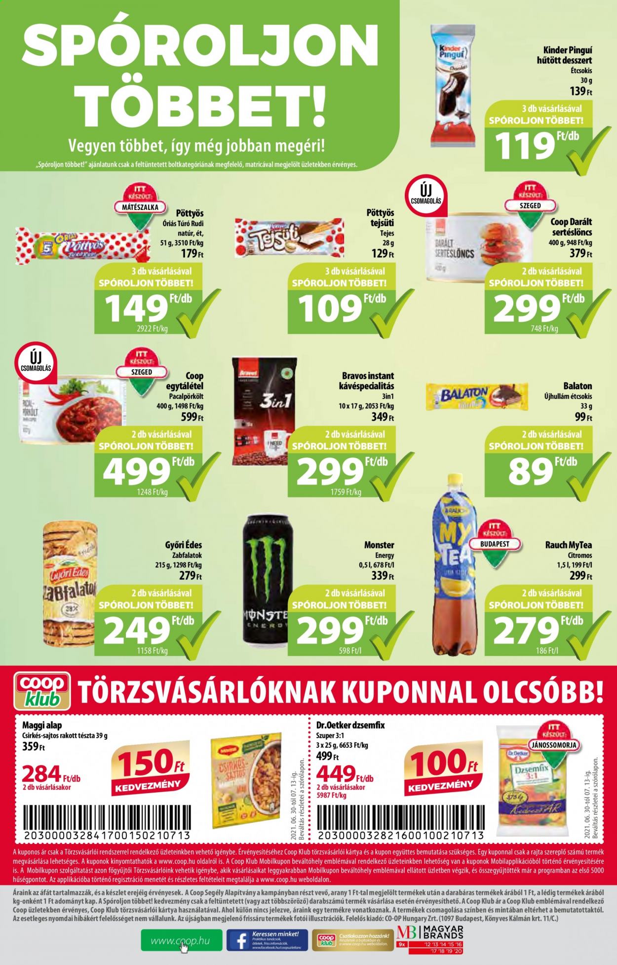 Coop akciós újságok - 2021.06.30 - 2021.07.13. Oldal 4