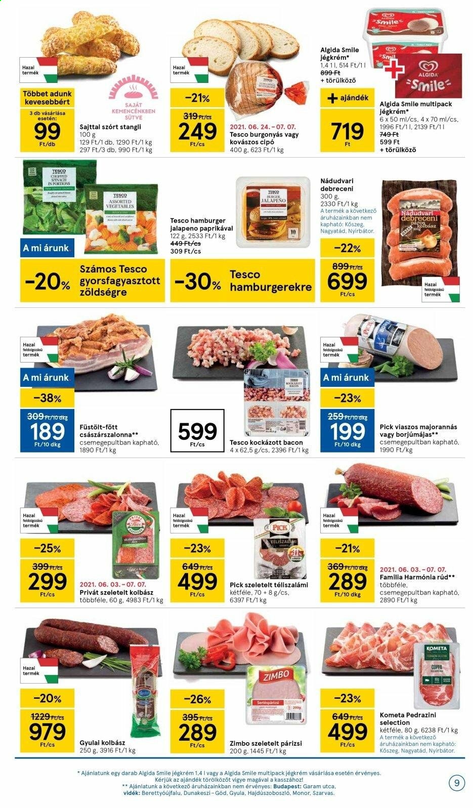 TESCO akciós újságok - 2021.07.01 - 2021.07.07. Oldal 9