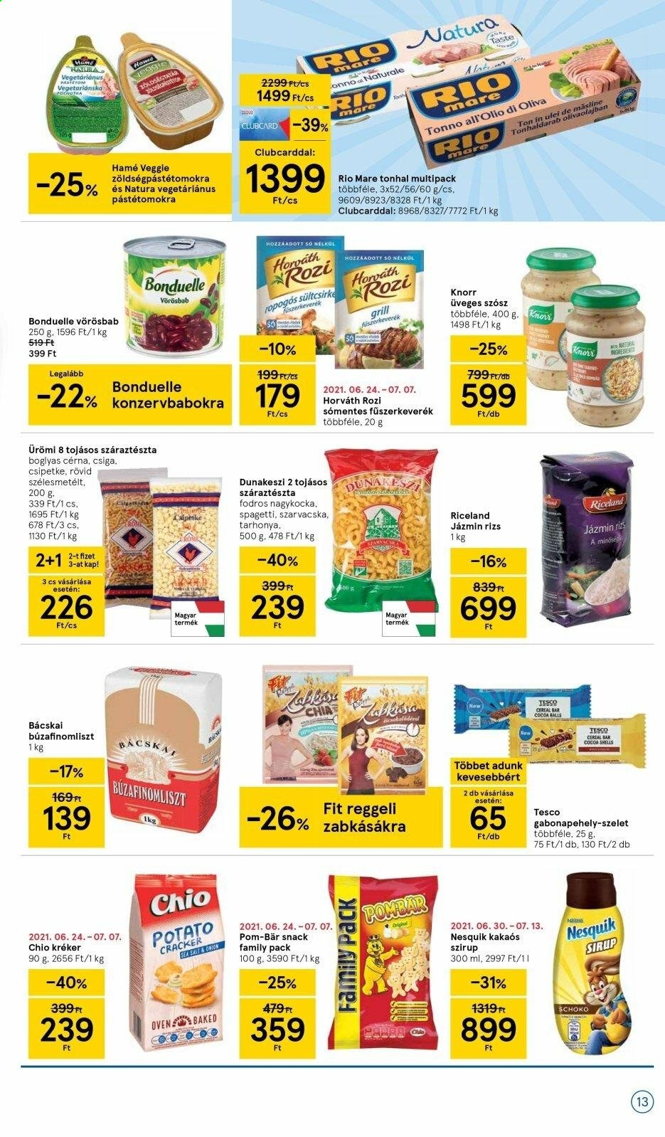 TESCO akciós újságok - 2021.07.01 - 2021.07.07. Oldal 13