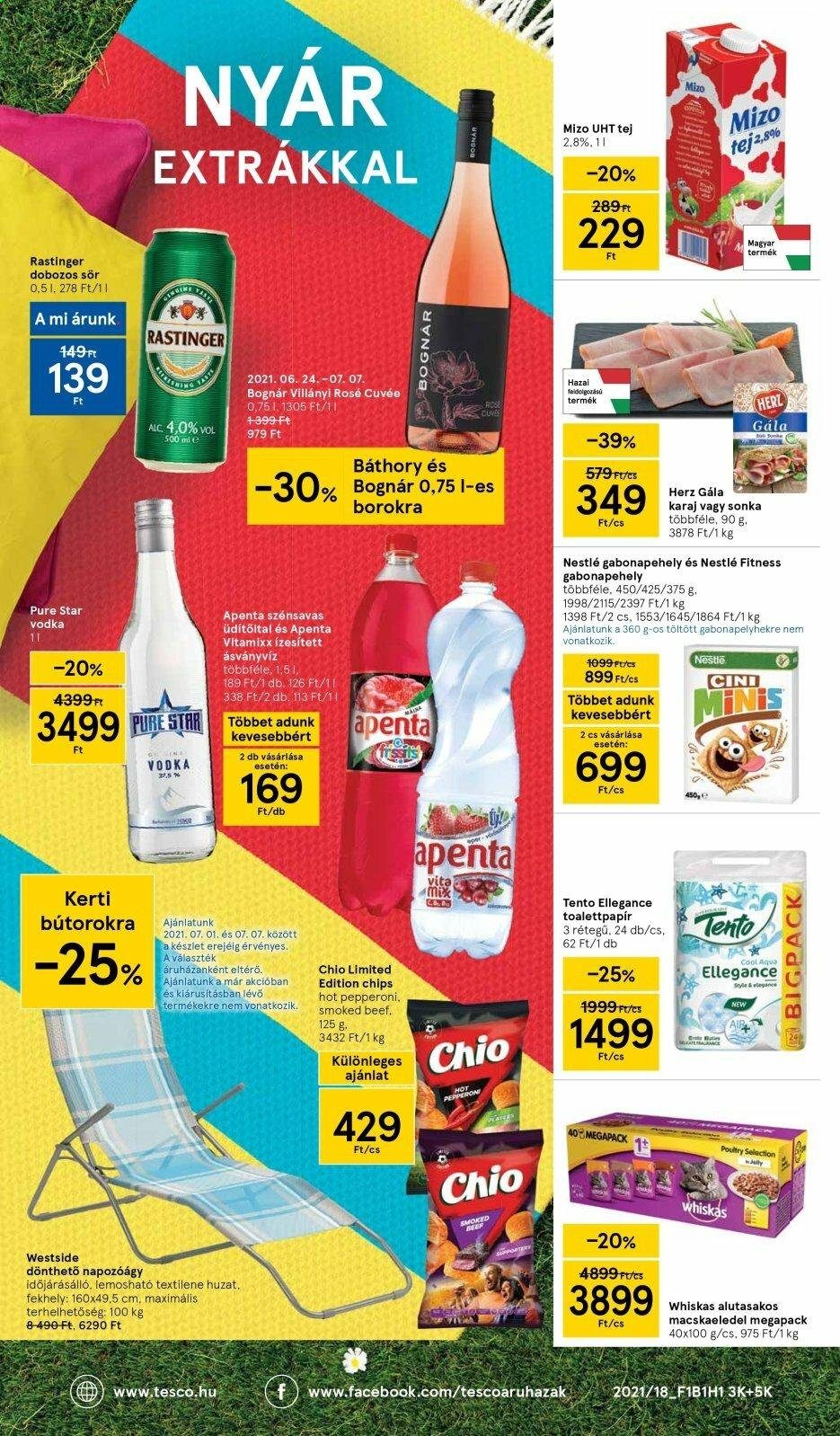 TESCO akciós újságok - 2021.07.01 - 2021.07.07. Oldal 20