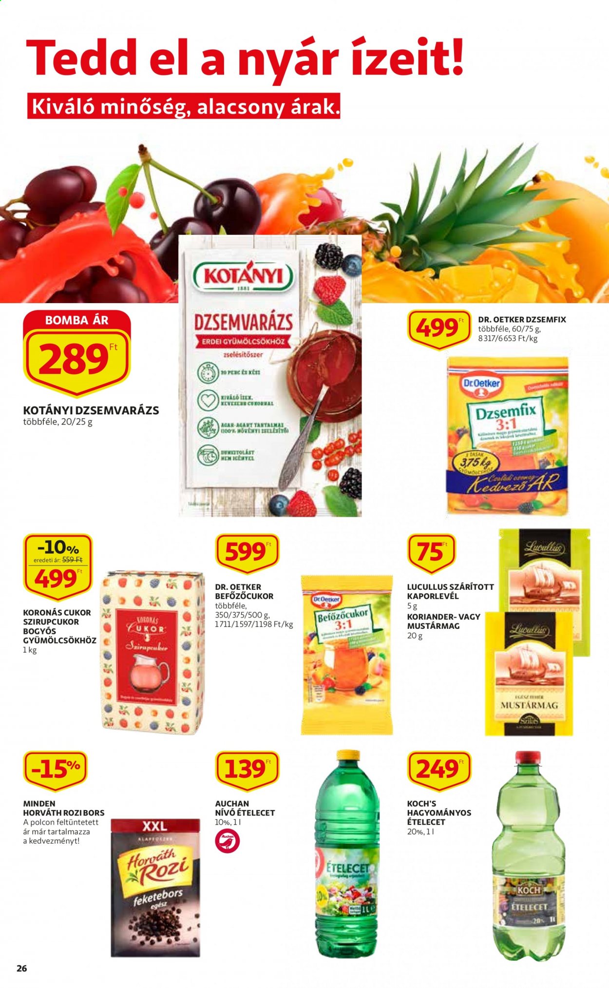 Auchan akciós újságok - 2021.07.01 - 2021.07.07. Oldal 26