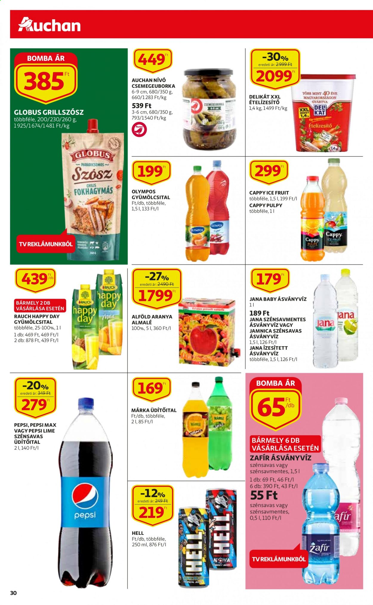 Auchan akciós újságok - 2021.07.01 - 2021.07.07. Oldal 30