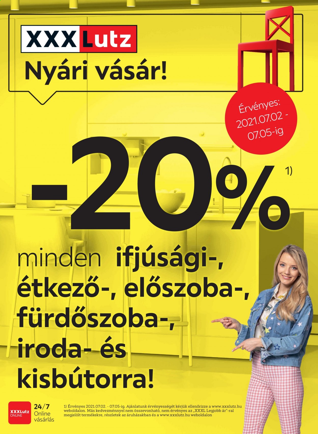 XXXLutz akciós újságok - 2021.07.02 - 2021.07.05. Oldal 1