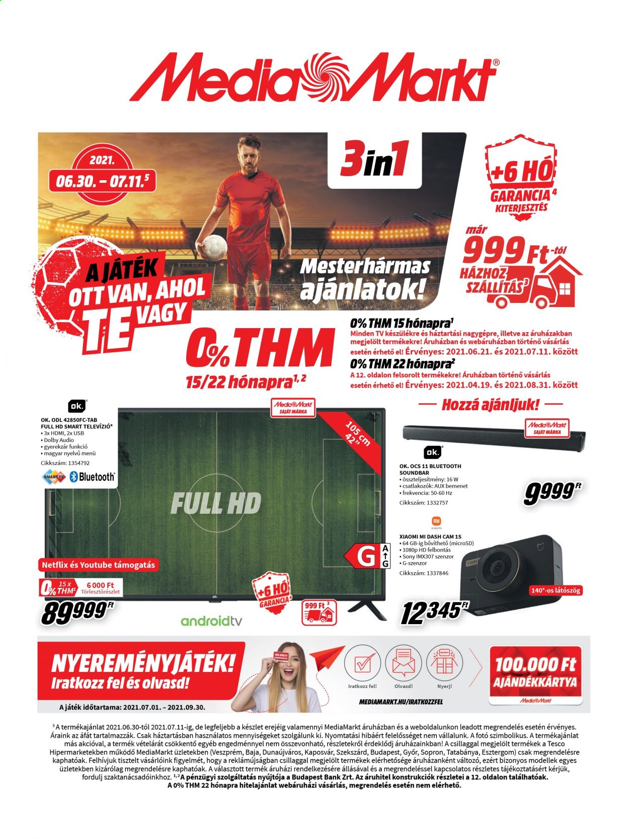 MediaMarkt akciós újságok - 2021.06.30 - 2021.07.11. Oldal 1