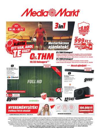 Újság MediaMarkt - 2021.06.30 - 2021.07.11.