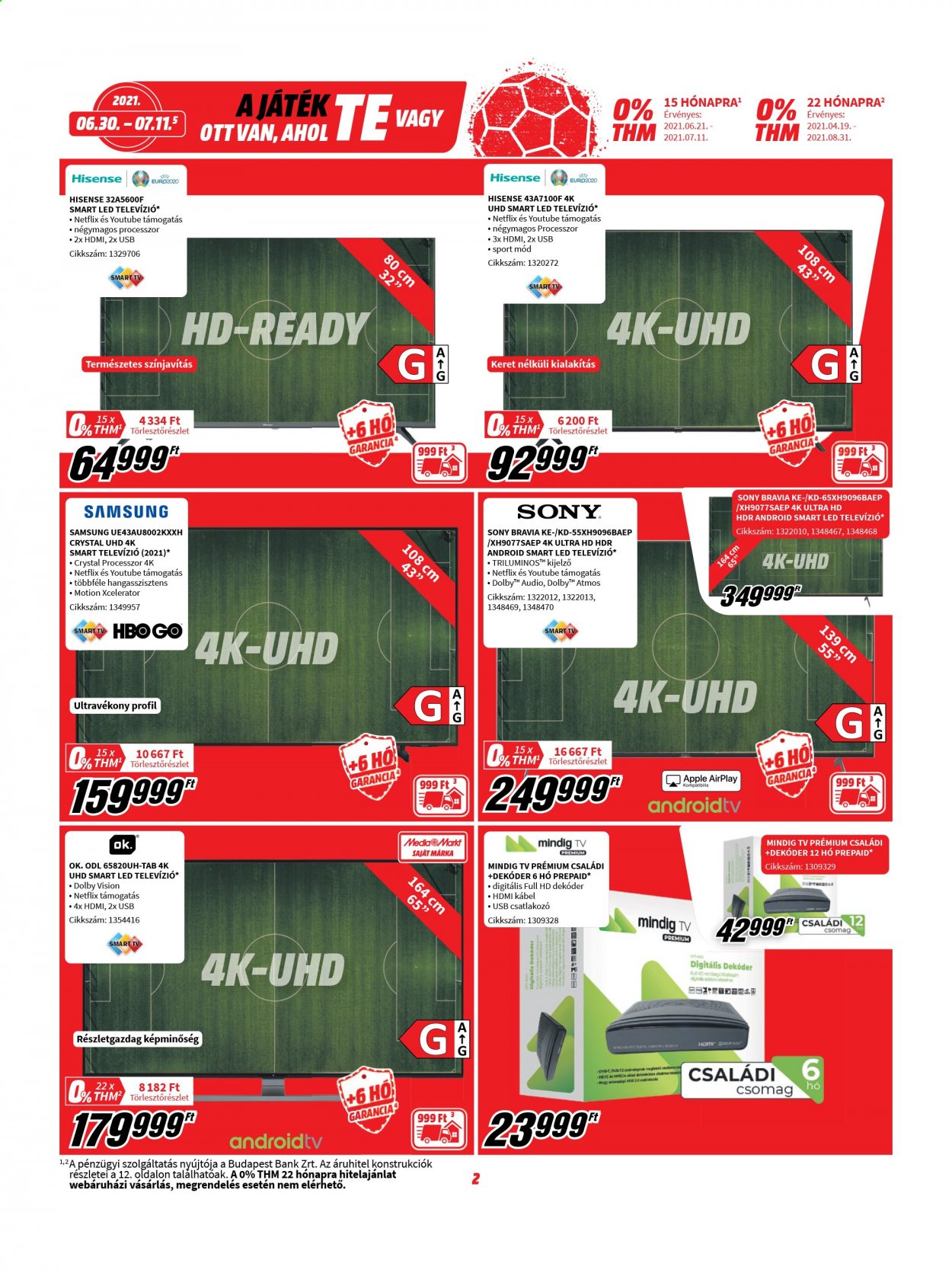 MediaMarkt akciós újságok - 2021.06.30 - 2021.07.11. Oldal 2