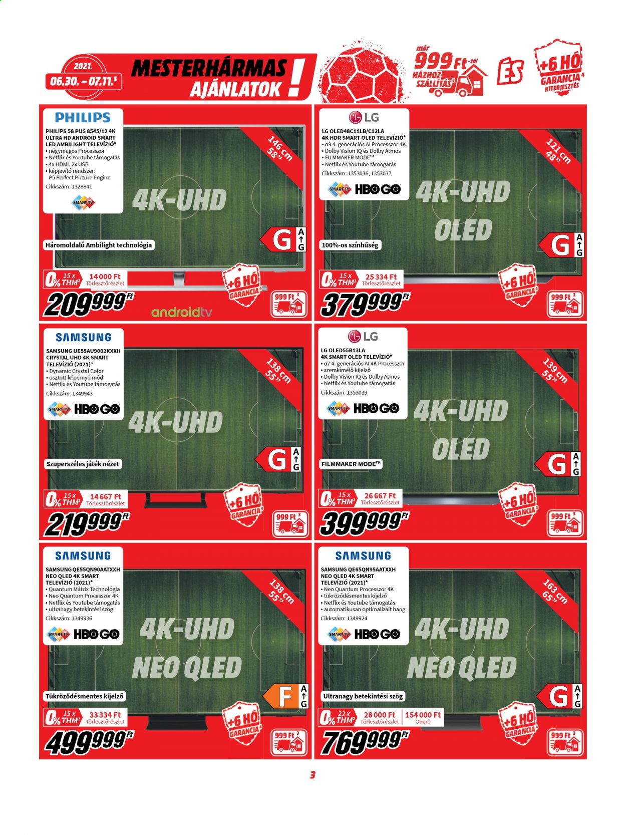 MediaMarkt akciós újságok - 2021.06.30 - 2021.07.11. Oldal 3
