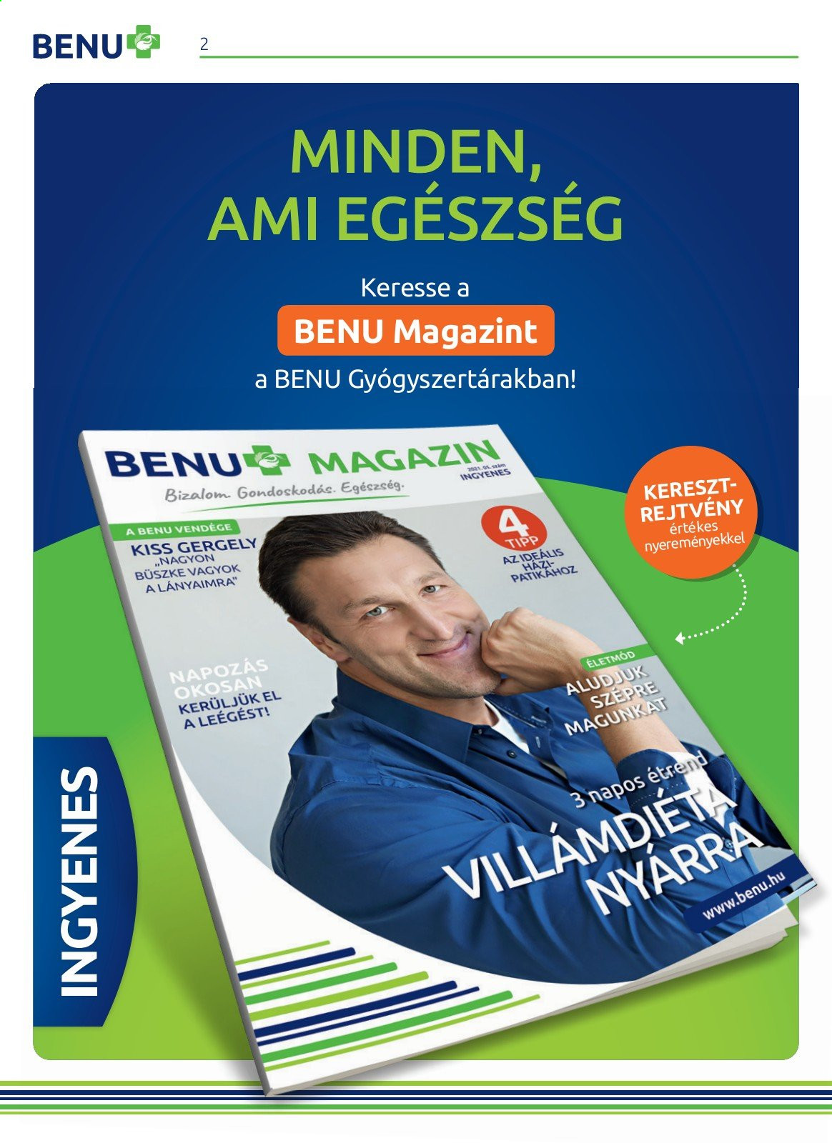 BENU Gyógyszertár akciós újságok - 2021.07.01 - 2021.07.31. Oldal 2