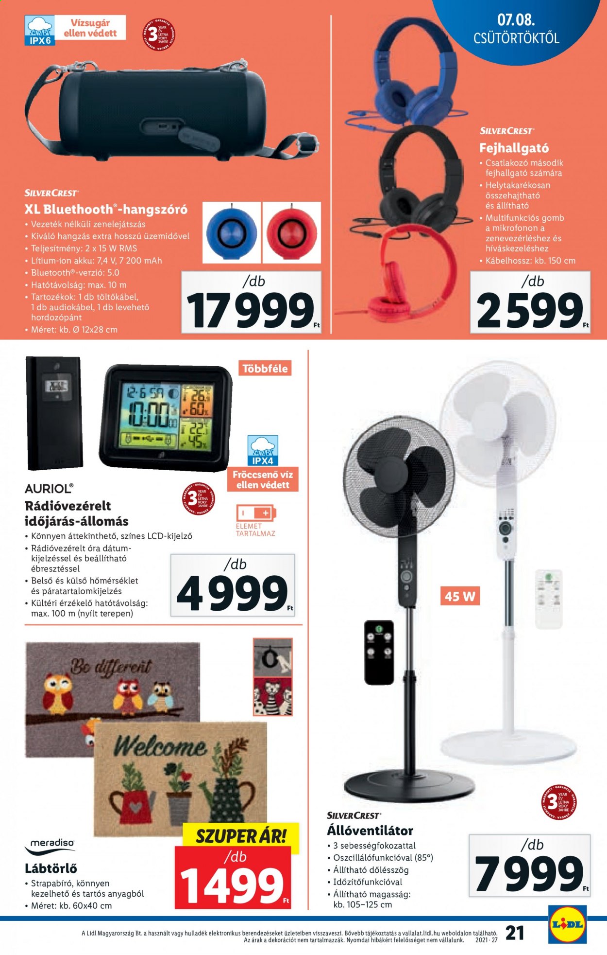Lidl akciós újságok - 2021.07.08 - 2021.07.14. Oldal 21
