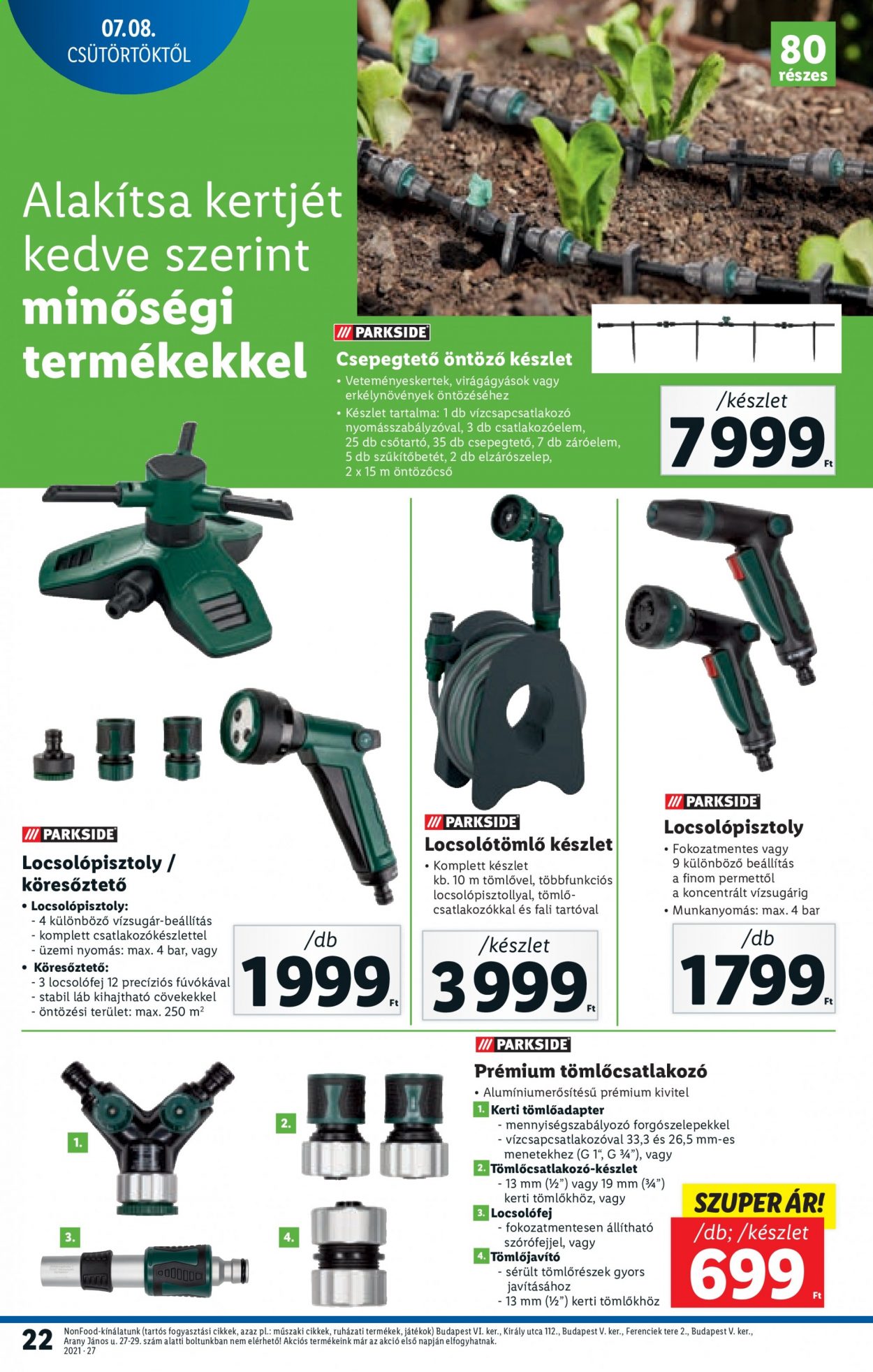 Lidl akciós újságok - 2021.07.08 - 2021.07.14. Oldal 22