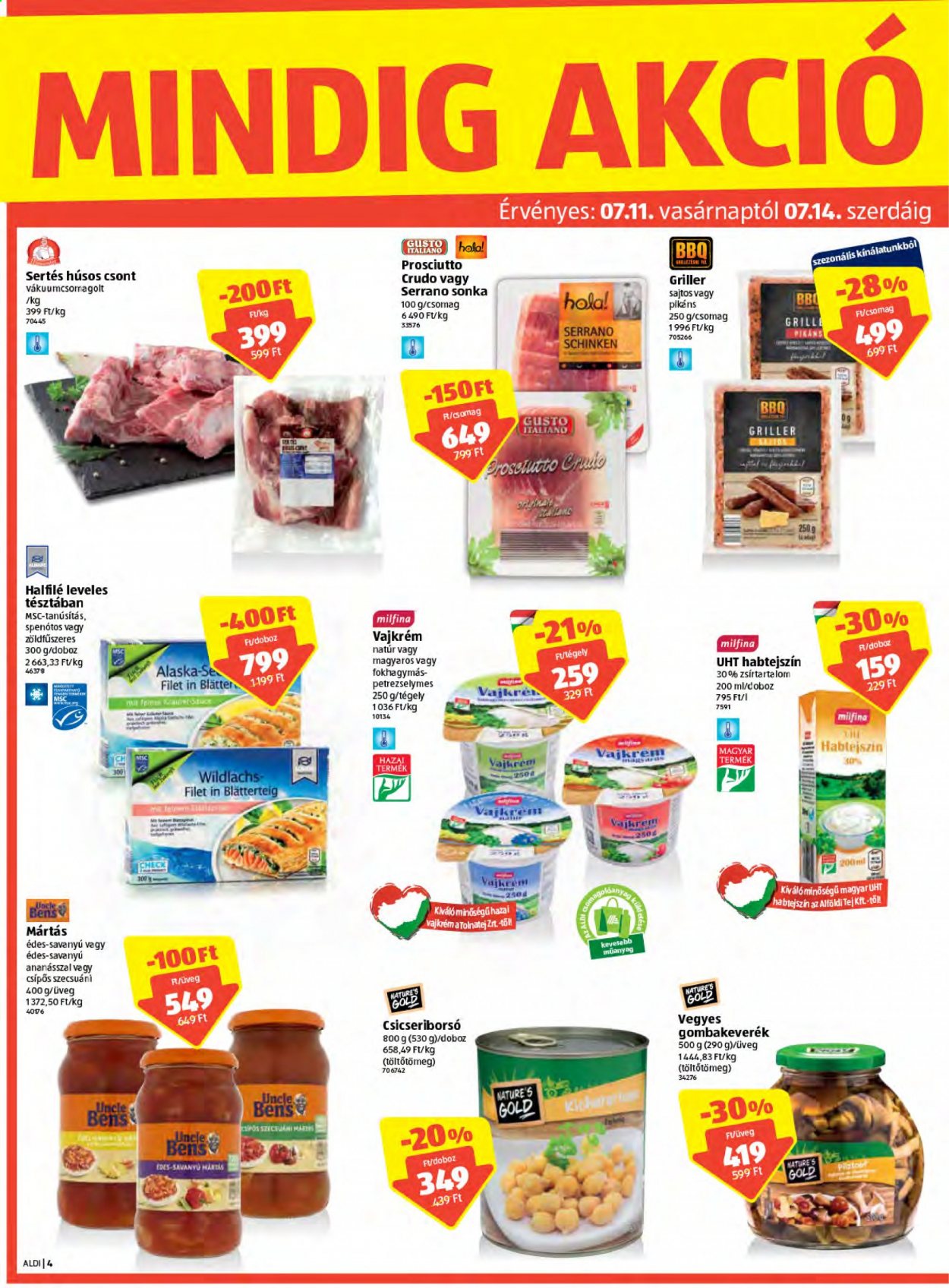 Aldi akciós újságok - 2021.07.08 - 2021.07.14. Oldal 4