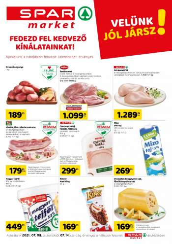 Újság SPAR market - 2021.07.08 - 2021.07.14.