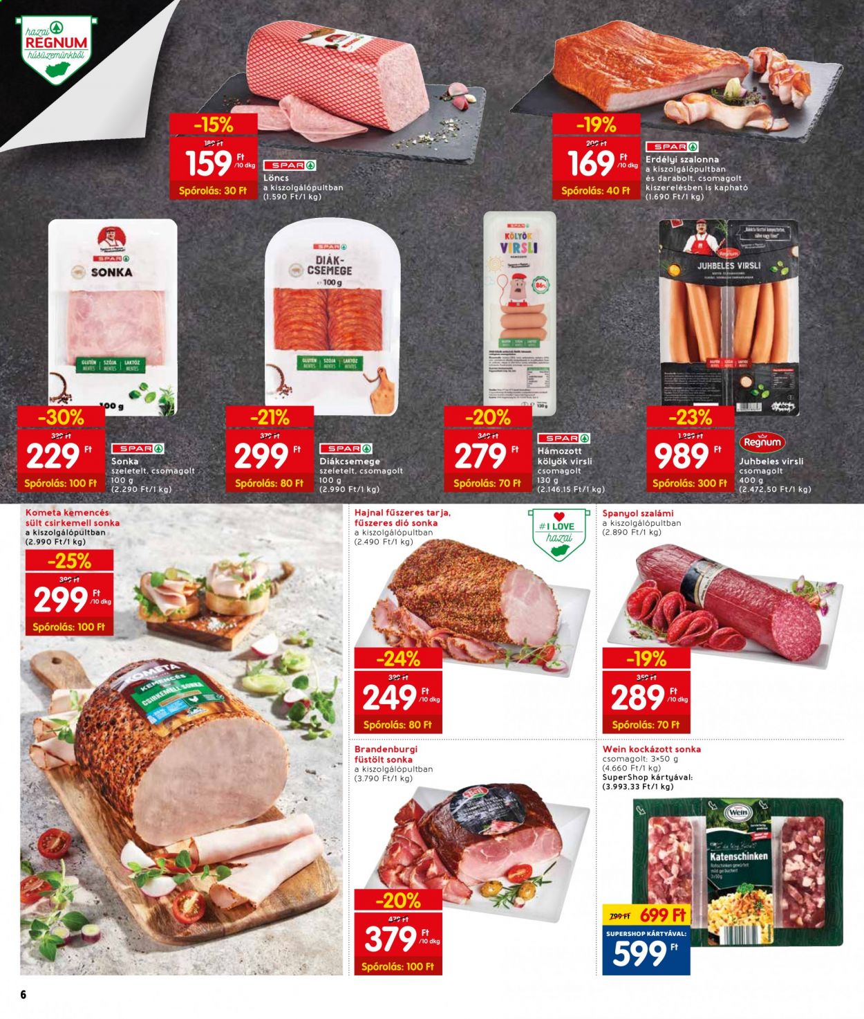 INTERSPAR akciós újságok - 2021.07.08 - 2021.07.14. Oldal 6