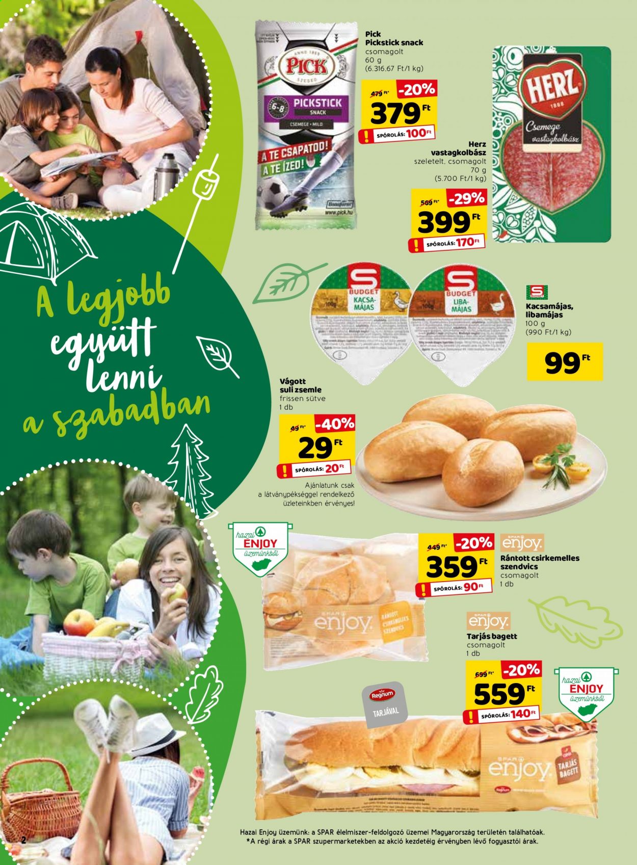 SPAR akciós újságok - 2021.07.08 - 2021.07.14. Oldal 2
