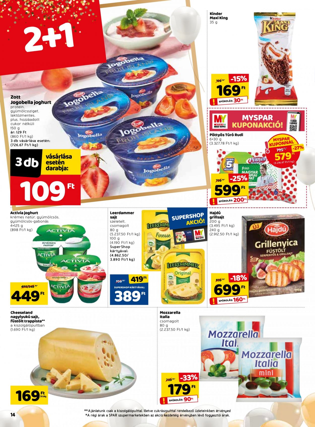 SPAR akciós újságok - 2021.07.08 - 2021.07.14. Oldal 14