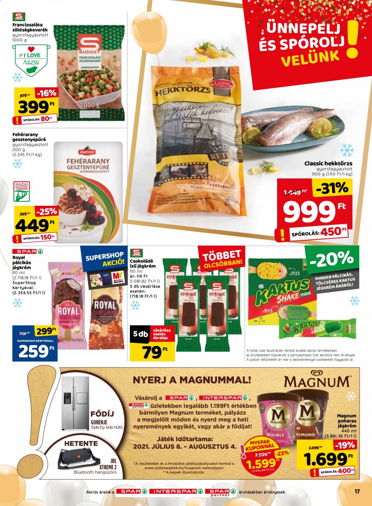 SPAR akciós újságok - 2021.07.08 - 2021.07.14. Oldal 17