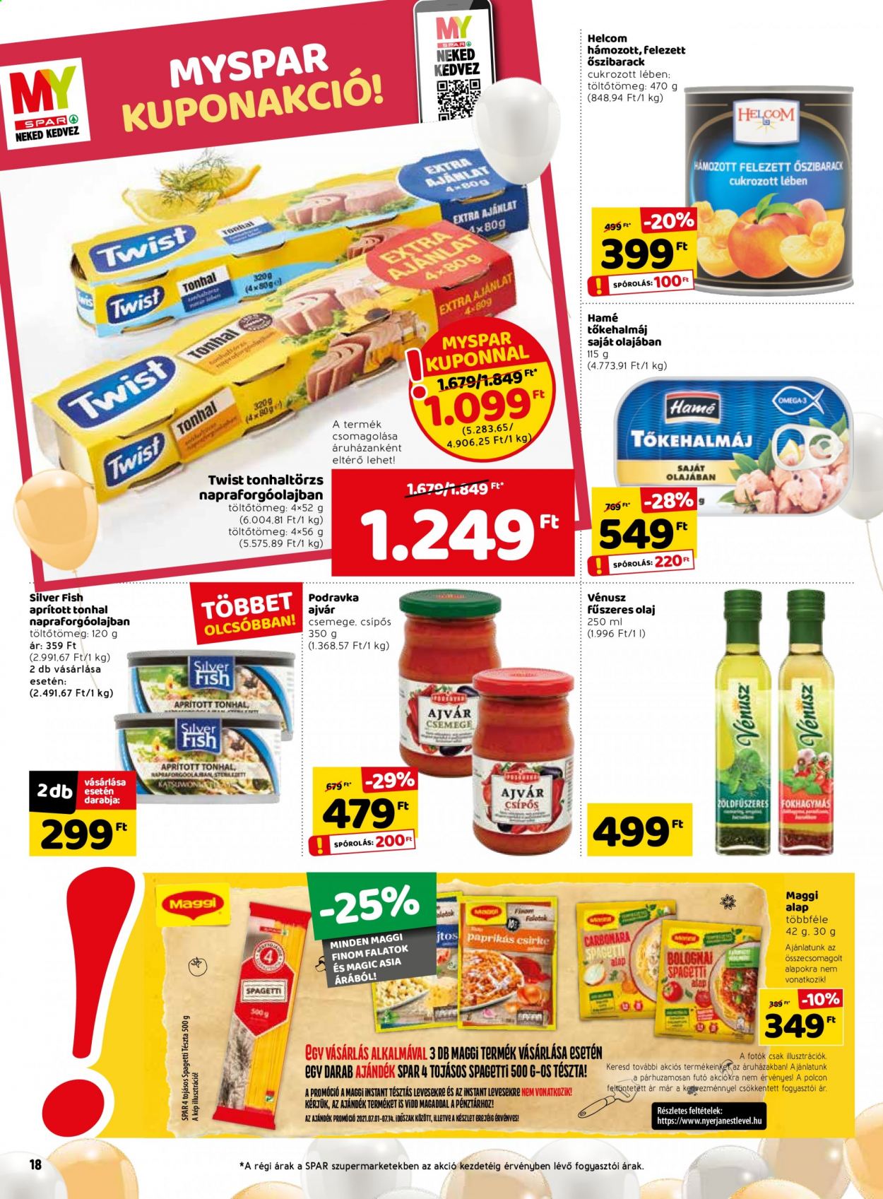 SPAR akciós újságok - 2021.07.08 - 2021.07.14. Oldal 18