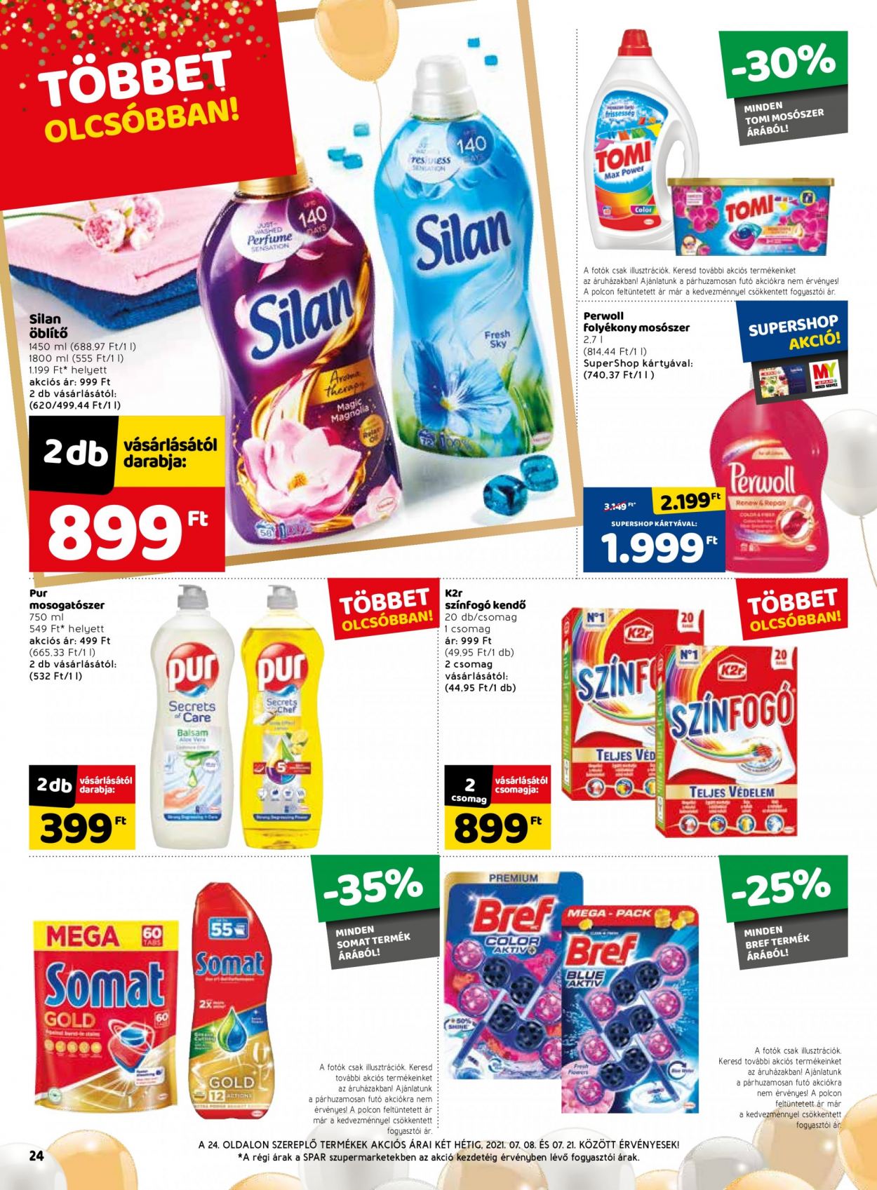 SPAR akciós újságok - 2021.07.08 - 2021.07.14. Oldal 24