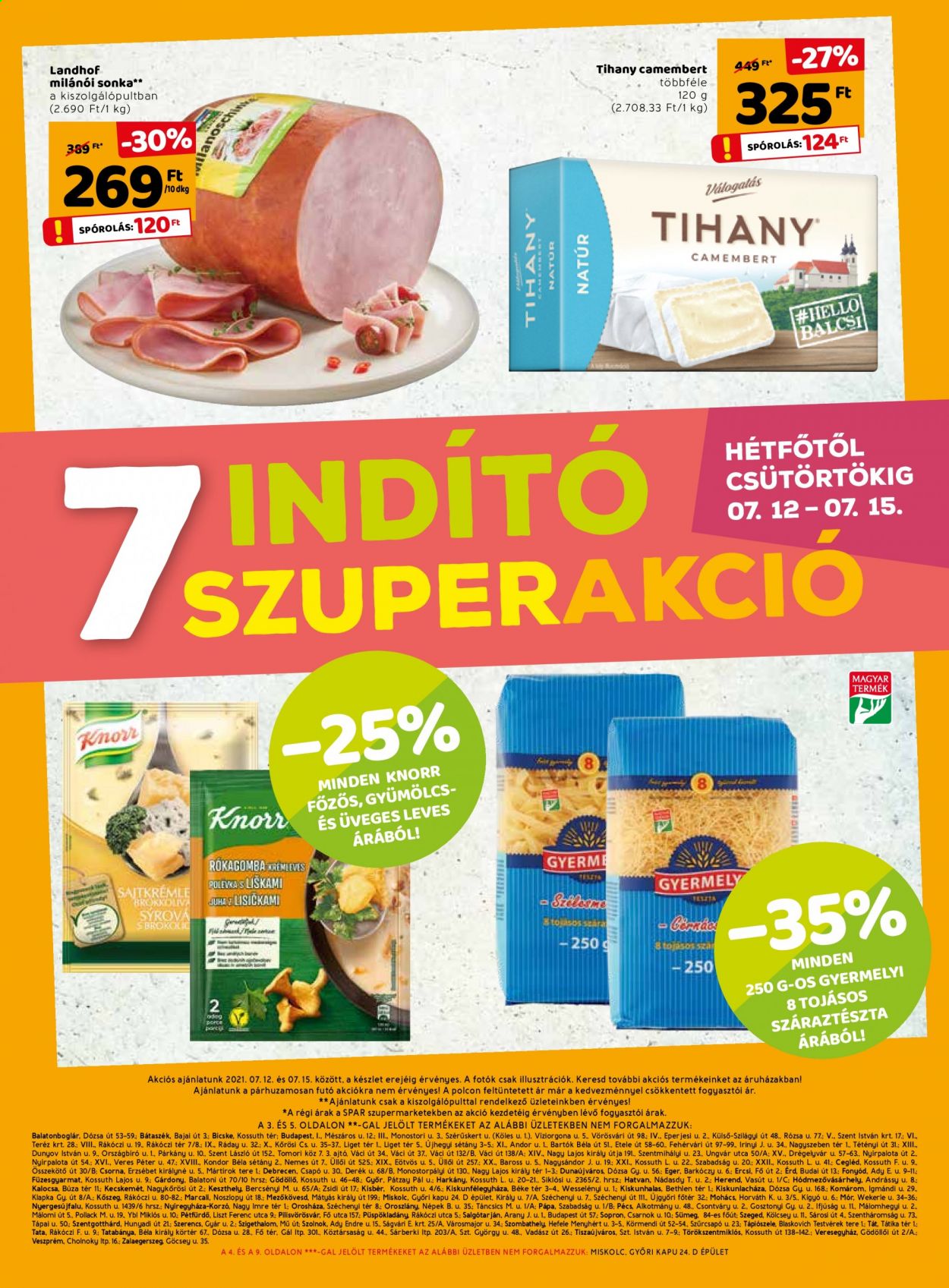 SPAR akciós újságok - 2021.07.08 - 2021.07.14. Oldal 27
