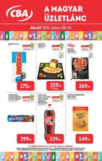 Újság CBA - 2021.07.08 - 2021.07.14.