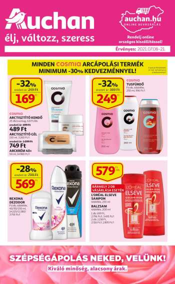 Újság Auchan - 2021.07.08 - 2021.07.21.