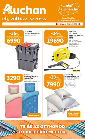 Újság Auchan - 2021.07.08 - 2021.07.21.