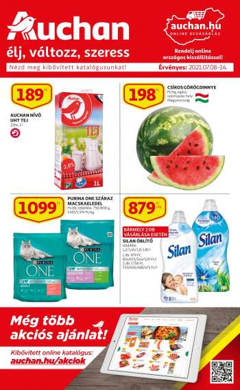 Újság Auchan - 2021.07.08 - 2021.07.14.