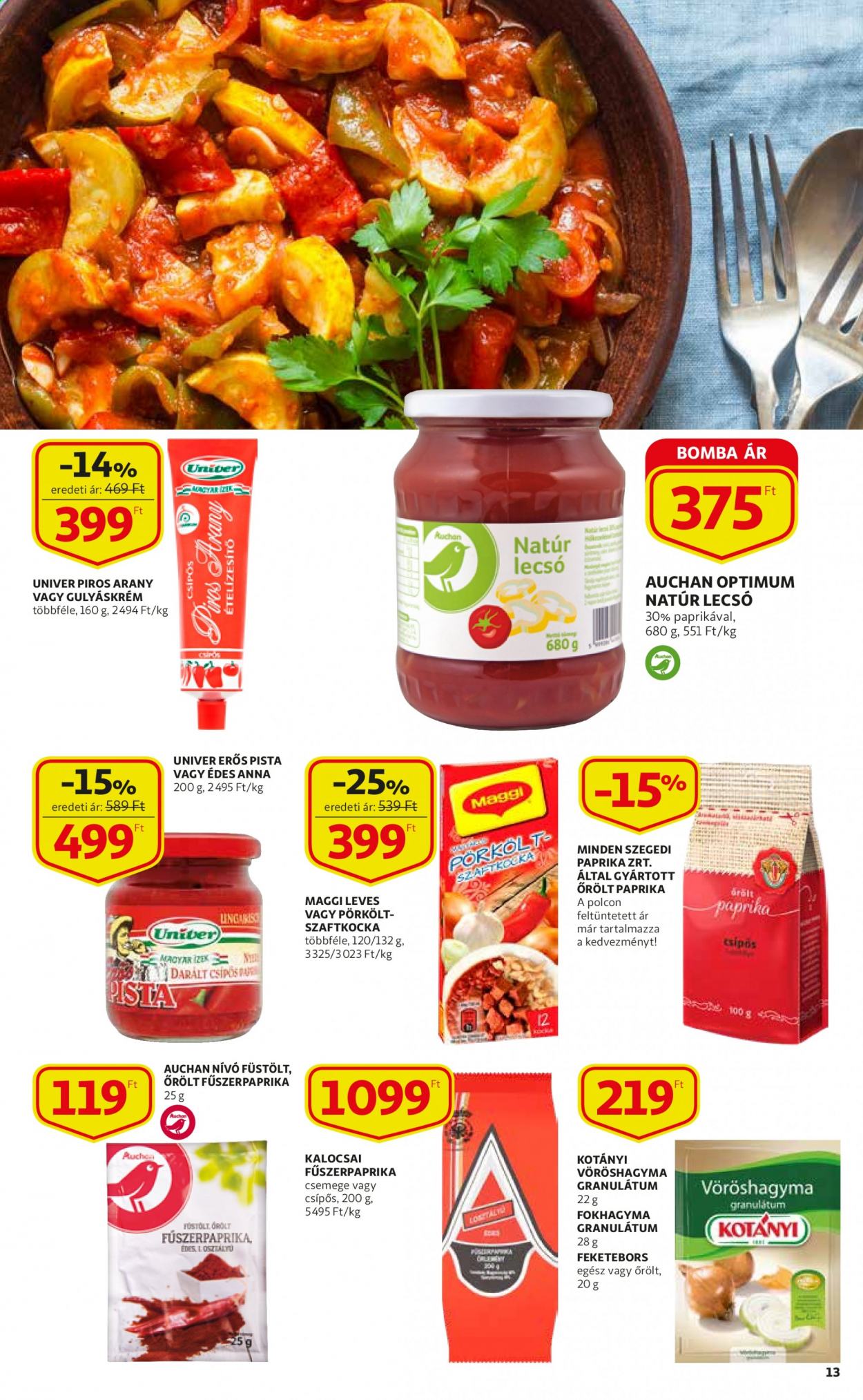 Auchan akciós újságok - 2021.07.08 - 2021.07.14. Oldal 13