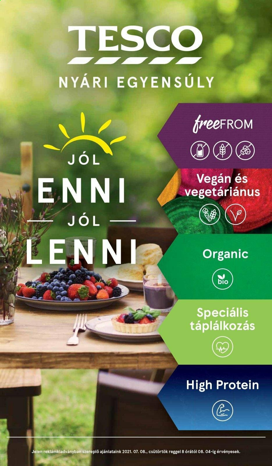 TESCO akciós újságok - 2021.07.08 - 2021.08.04. Oldal 1