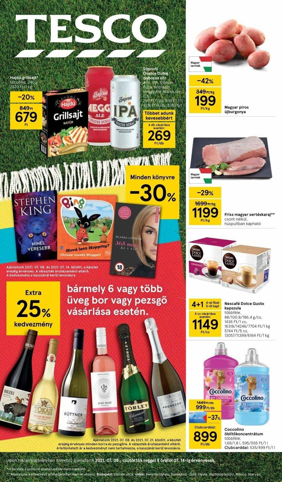 TESCO akciós újságok - 2021.07.08 - 2021.07.14. Oldal 1