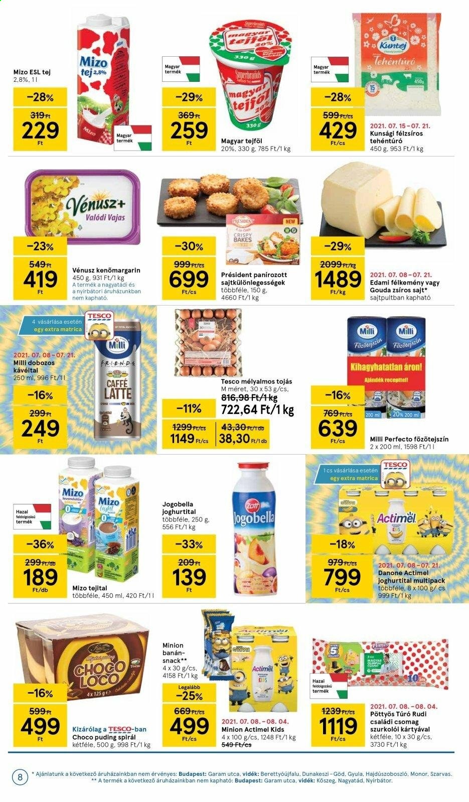 TESCO akciós újságok - 2021.07.08 - 2021.07.14. Oldal 8