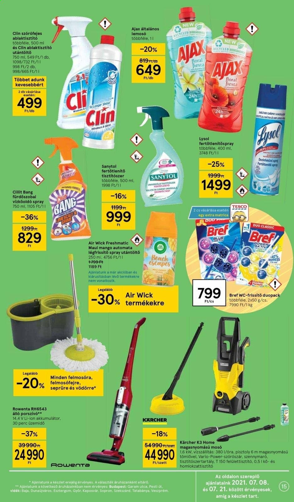 TESCO akciós újságok - 2021.07.08 - 2021.07.14. Oldal 15