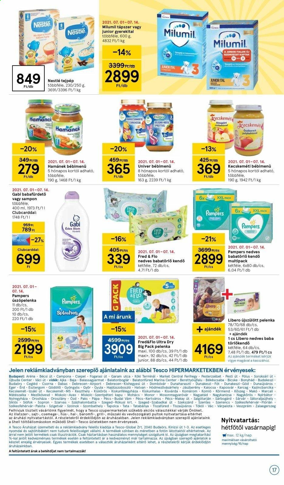 TESCO akciós újságok - 2021.07.08 - 2021.07.14. Oldal 17