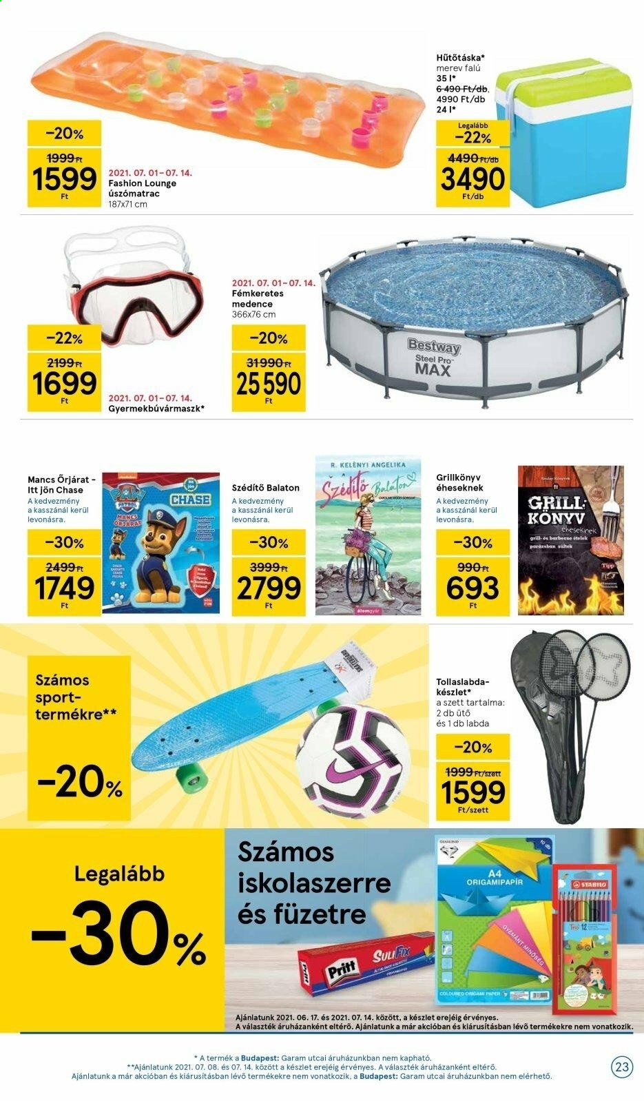TESCO akciós újságok - 2021.07.08 - 2021.07.14. Oldal 23