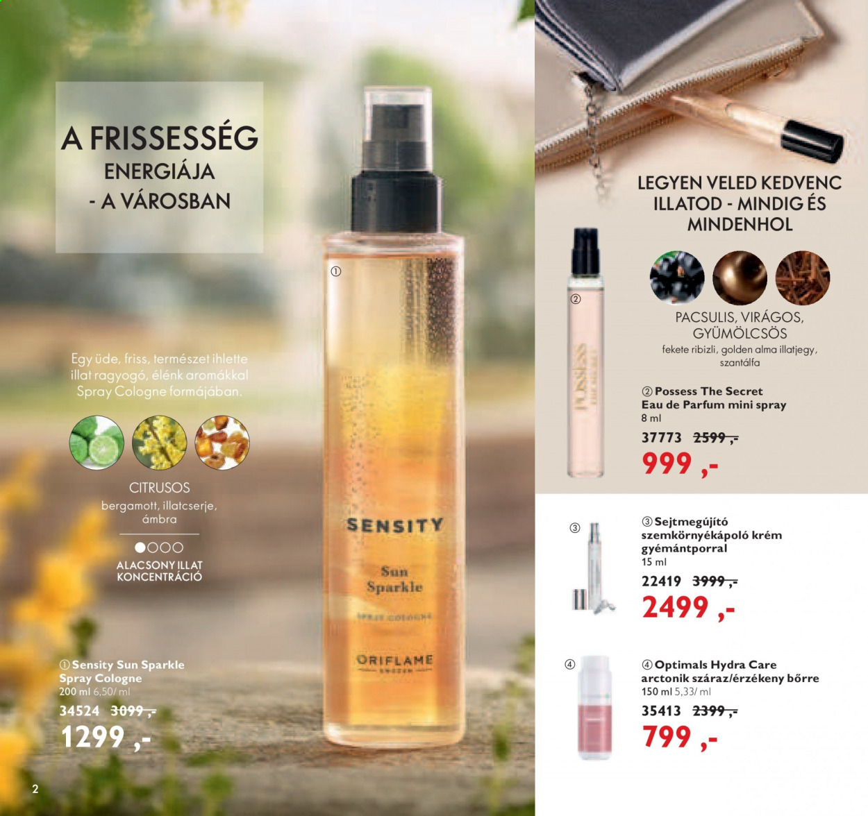 Oriflame akciós újságok - 2021.06.22 - 2021.07.12. Oldal 2