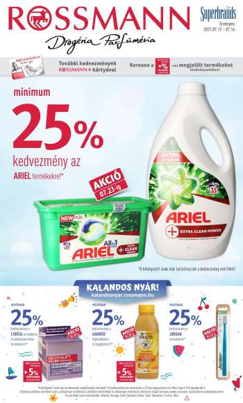 Újság Rossmann - 2021.07.12 - 2021.07.16.