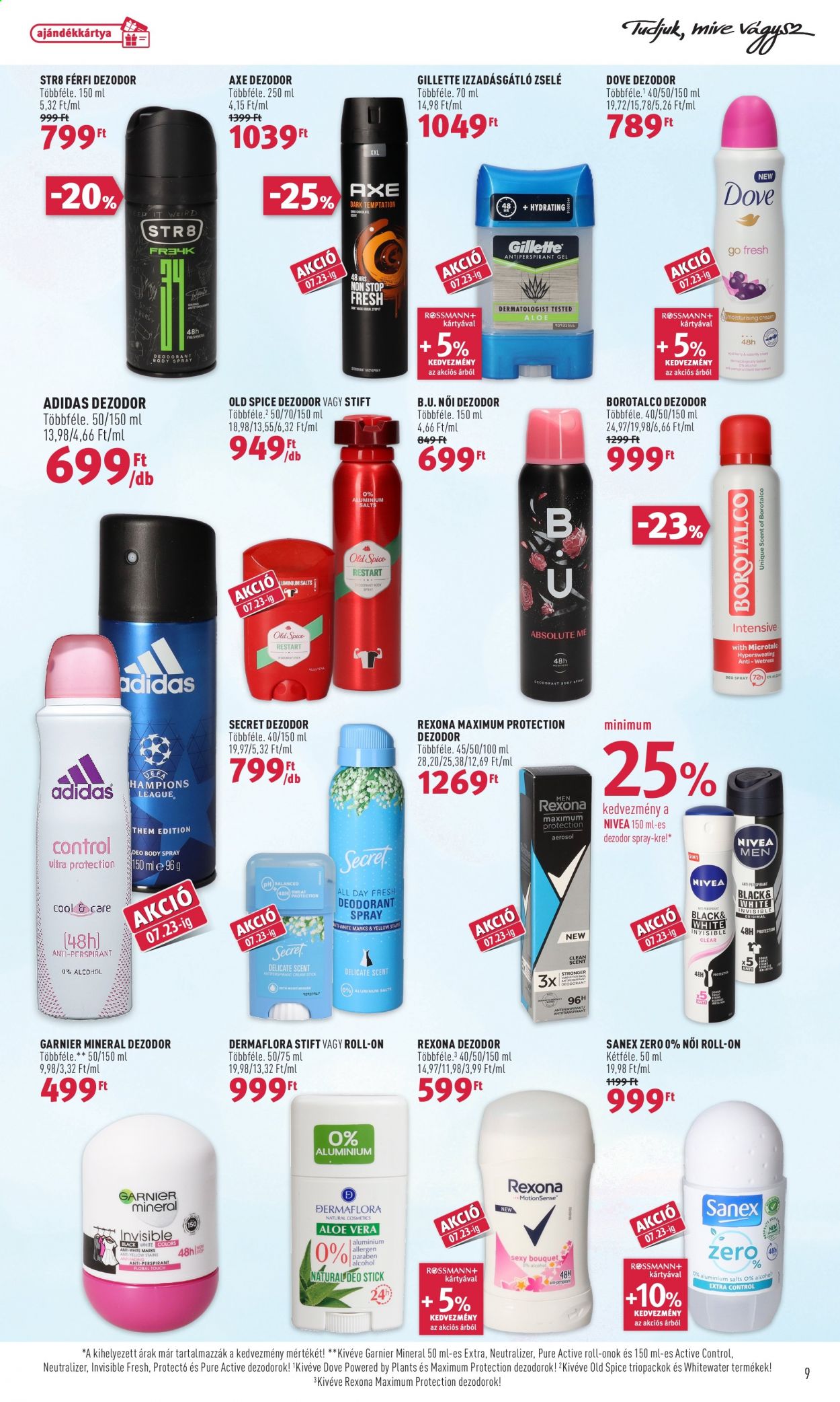 Rossmann akciós újságok - 2021.07.12 - 2021.07.16. Oldal 9