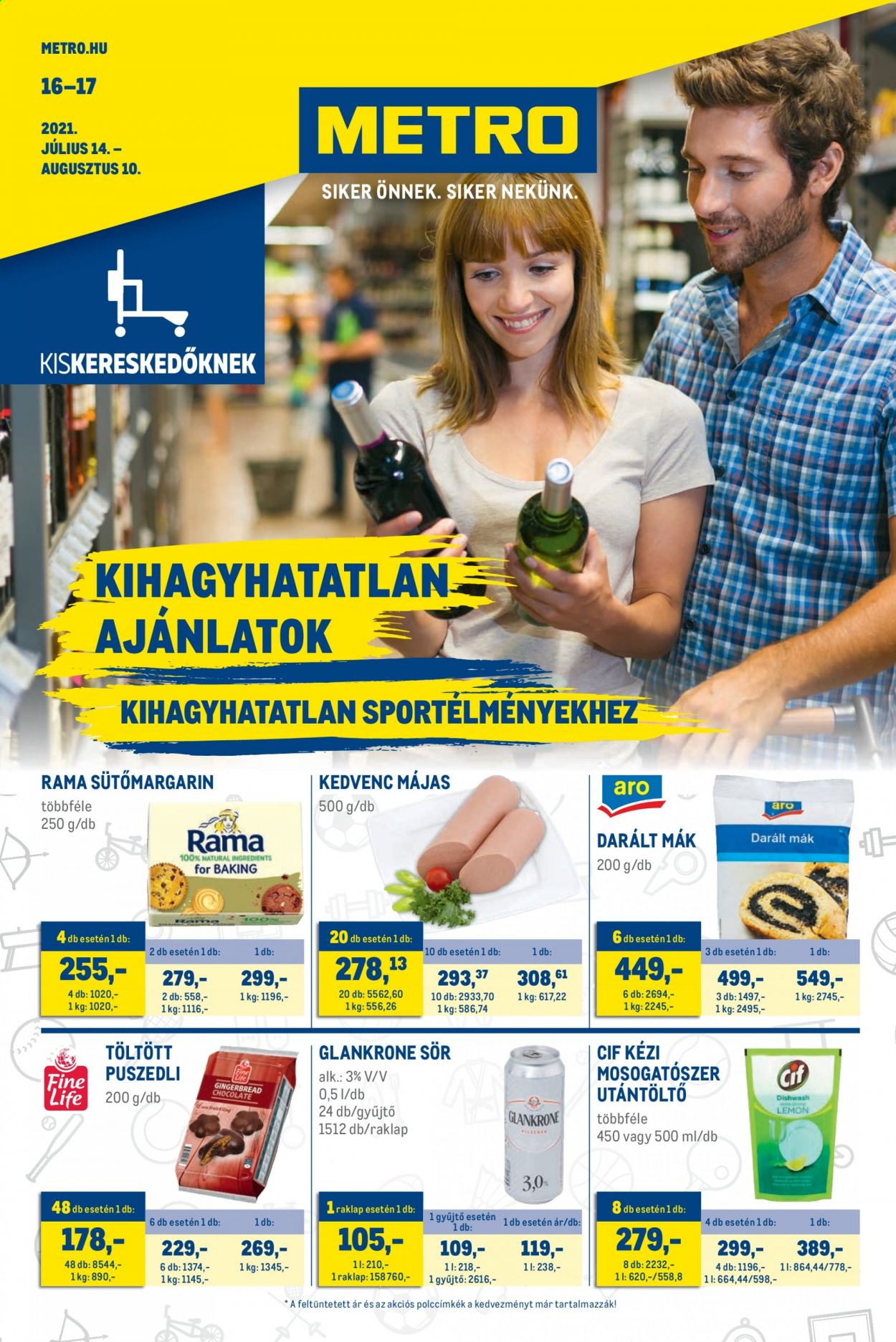 Metro akciós újságok - 2021.07.14 - 2021.08.10. Oldal 1