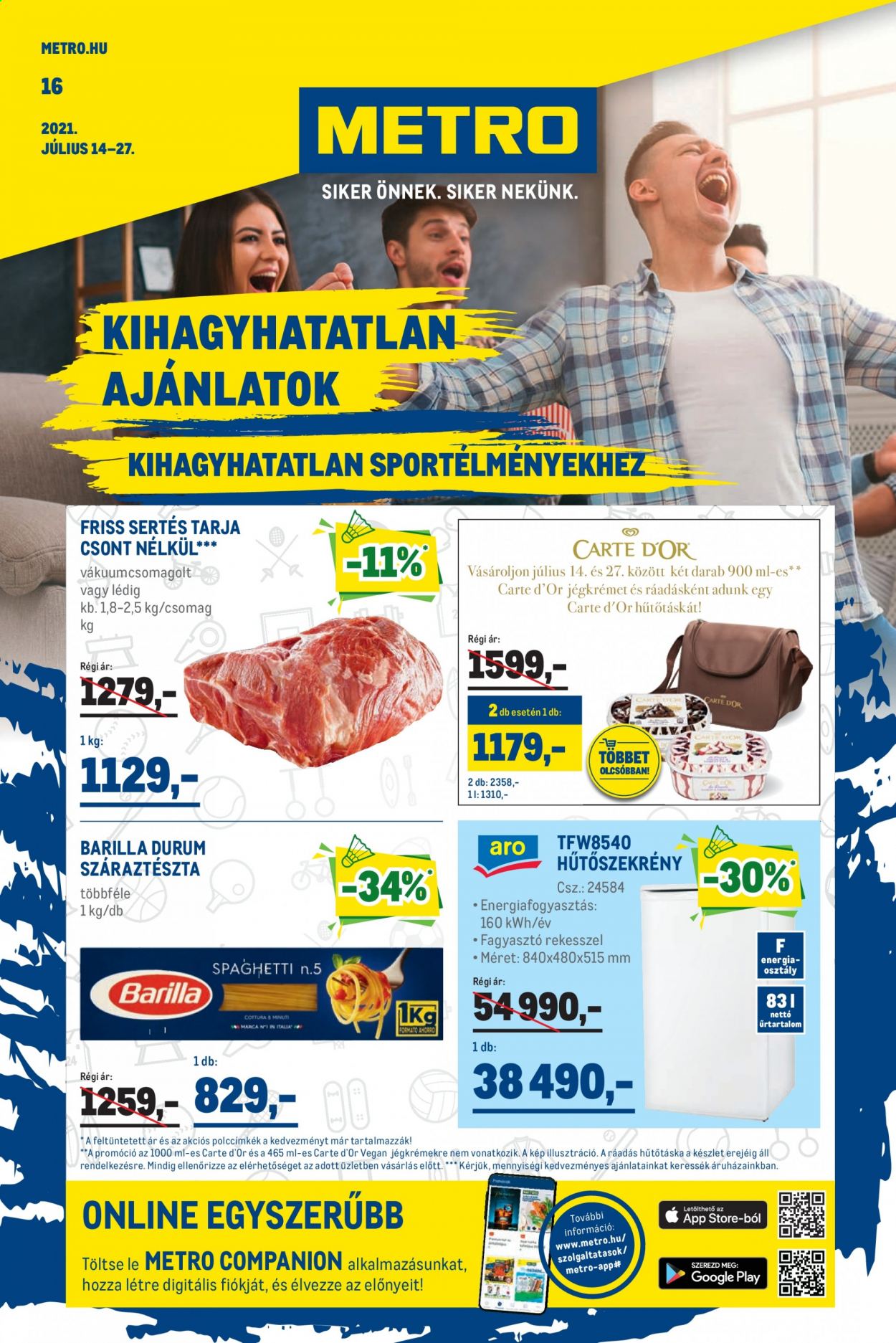 Metro akciós újságok - 2021.07.14 - 2021.07.27. Oldal 1