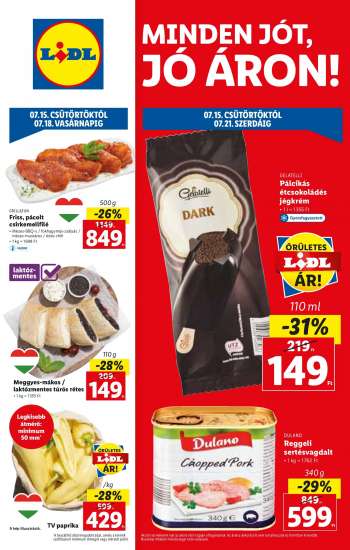 Újság Lidl - 2021.07.15 - 2021.07.21.