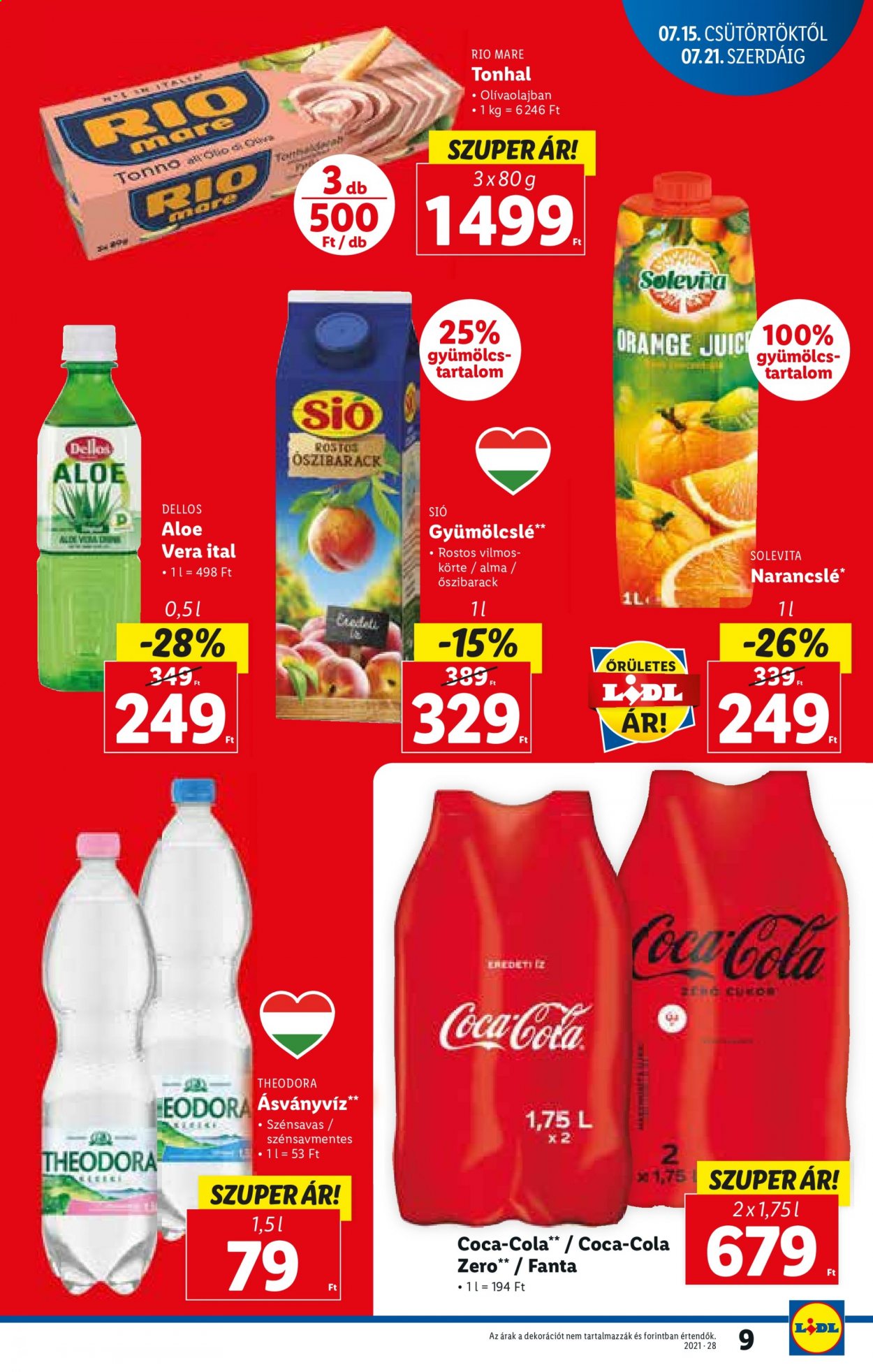 Lidl akciós újságok - 2021.07.15 - 2021.07.21. Oldal 9