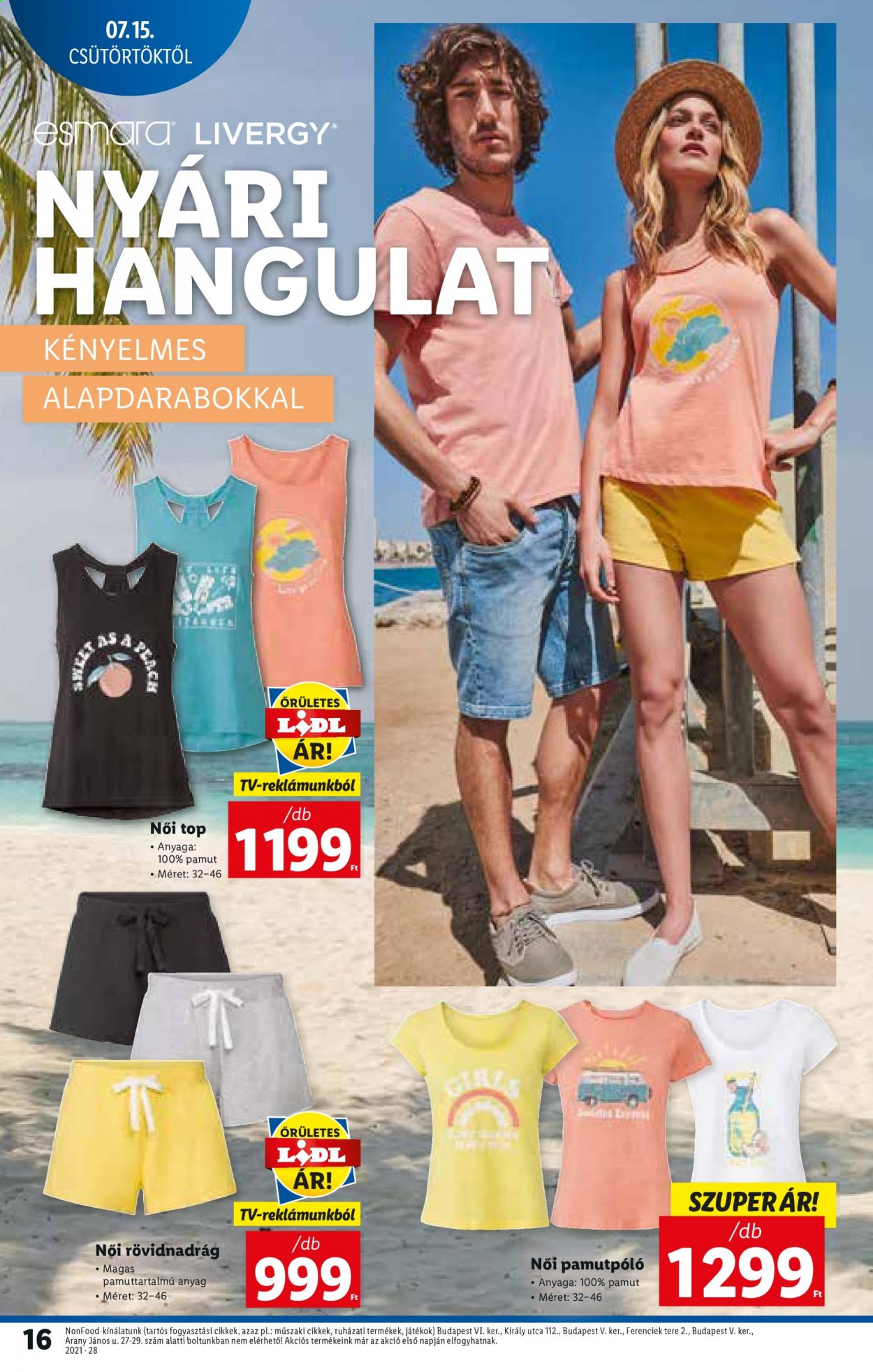 Lidl akciós újságok - 2021.07.15 - 2021.07.21. Oldal 16