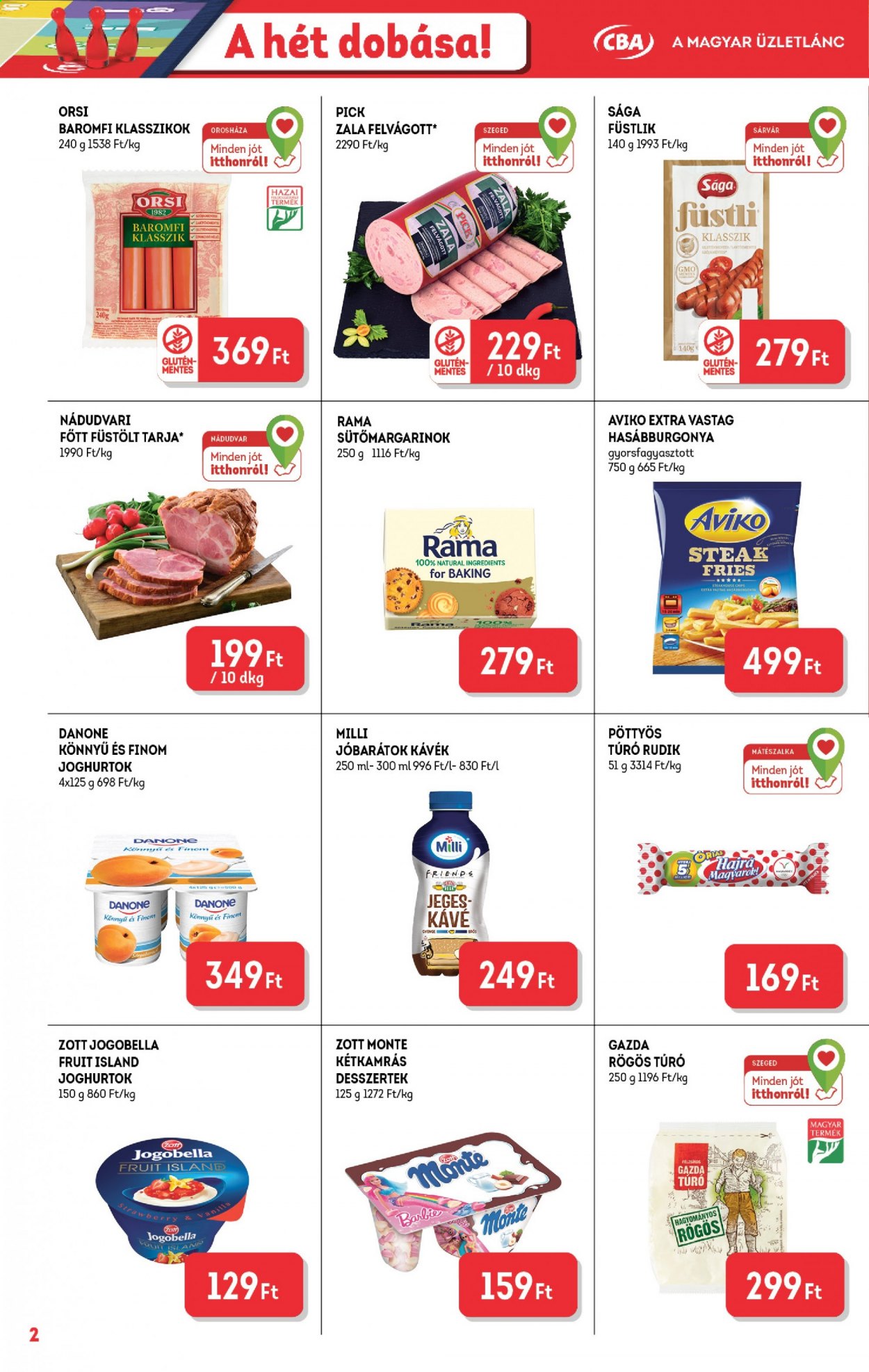 CBA akciós újságok - 2021.07.15 - 2021.07.21. Oldal 2