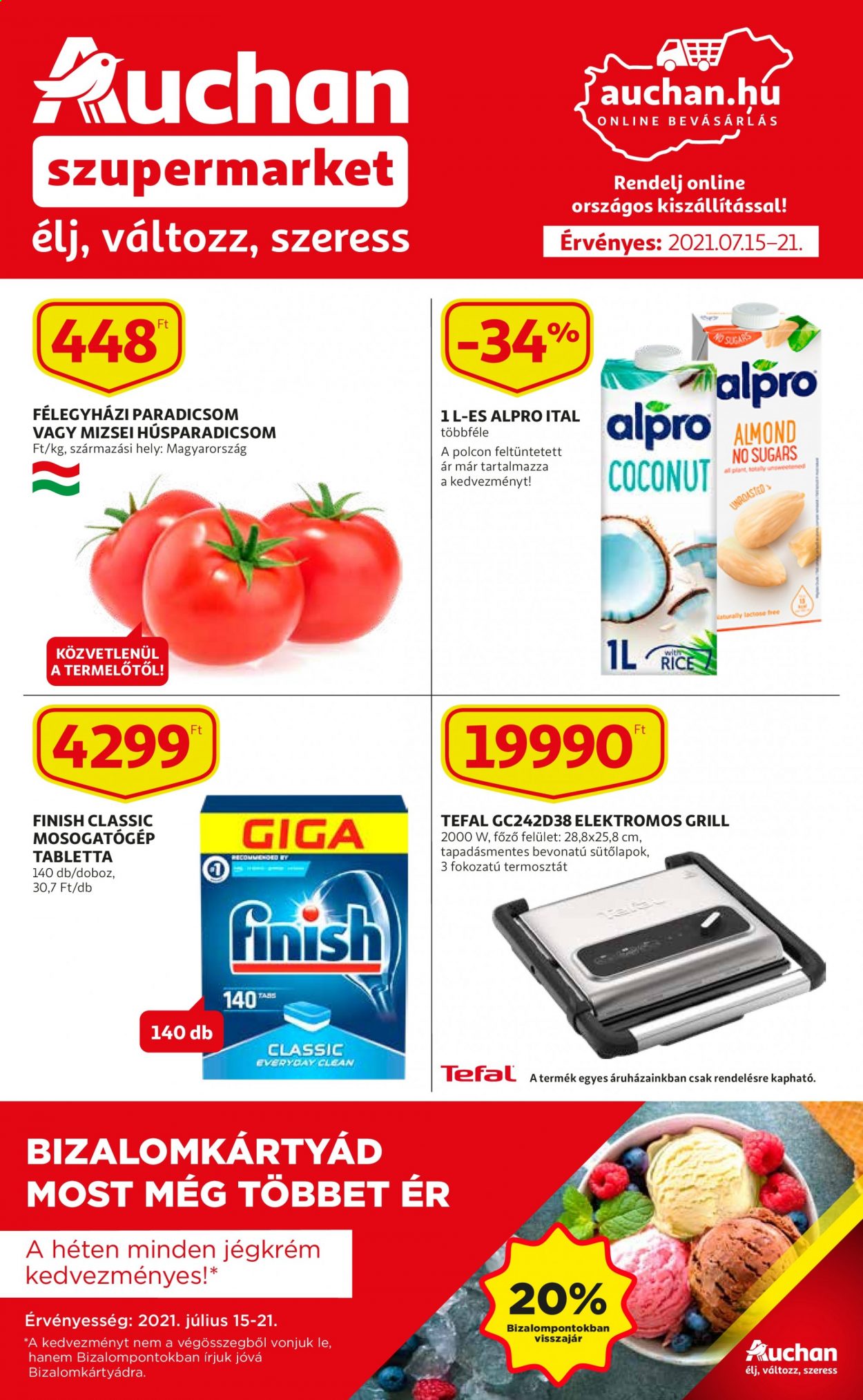 Auchan akciós újságok - 2021.07.15 - 2021.07.21. Oldal 1
