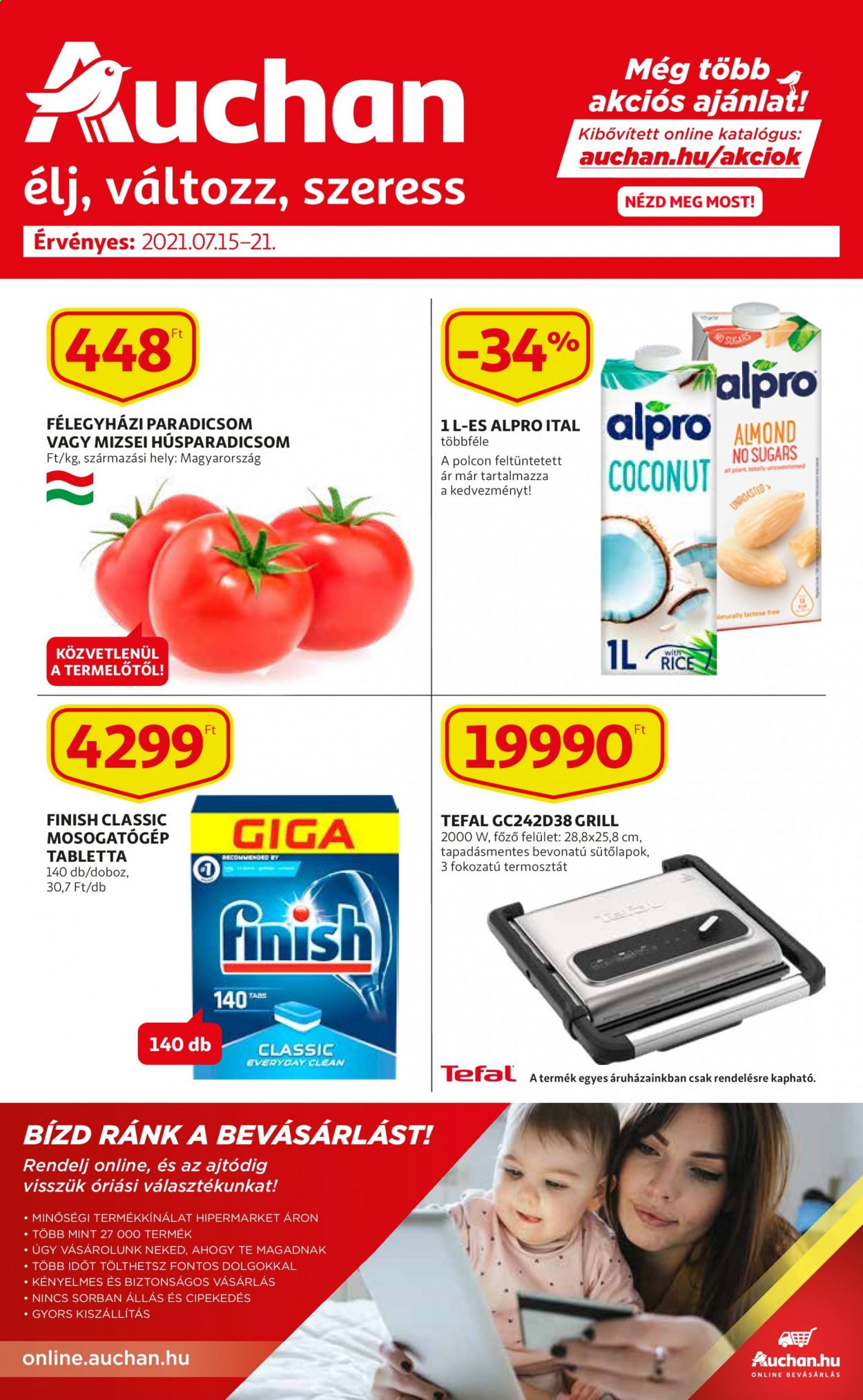 Auchan akciós újságok - 2021.07.15 - 2021.07.21. Oldal 1