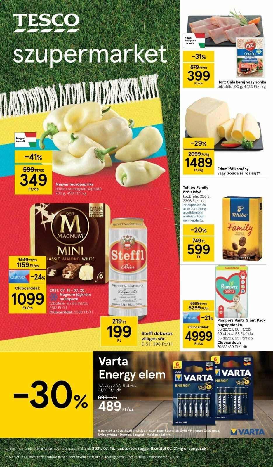 TESCO akciós újságok - 2021.07.15 - 2021.07.21. Oldal 1