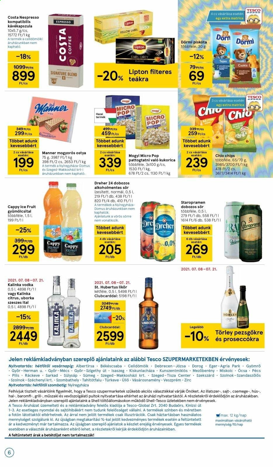 TESCO akciós újságok - 2021.07.15 - 2021.07.21. Oldal 6