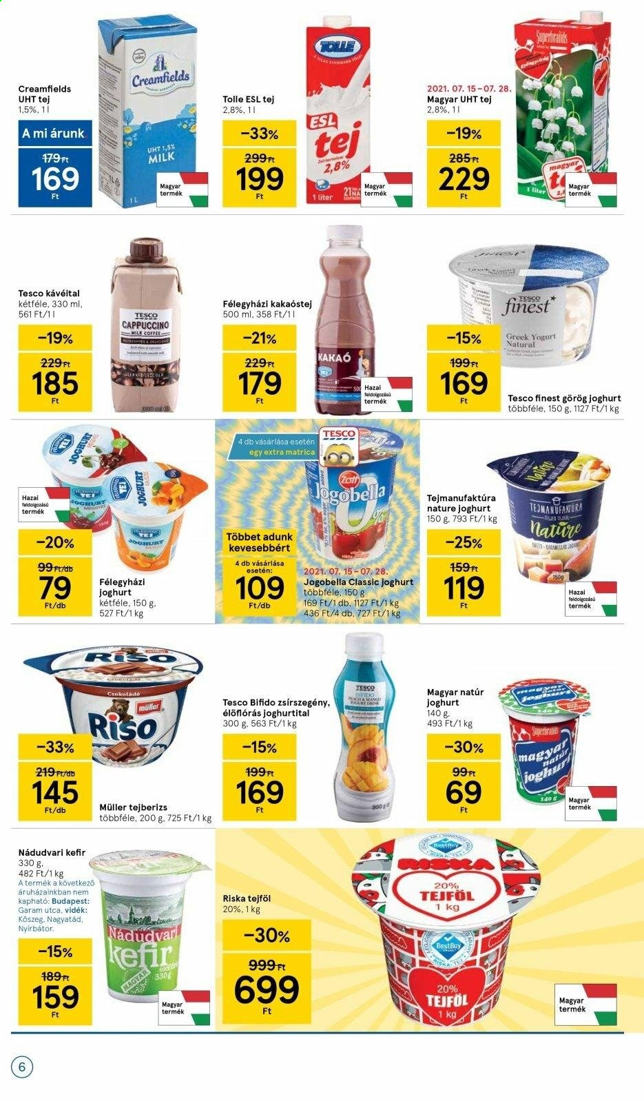 TESCO akciós újságok - 2021.07.15 - 2021.07.21. Oldal 6