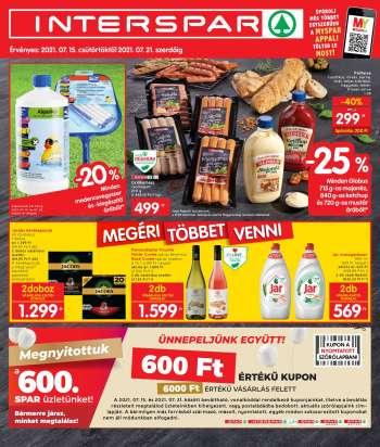 Újság INTERSPAR - 2021.07.15 - 2021.07.21.